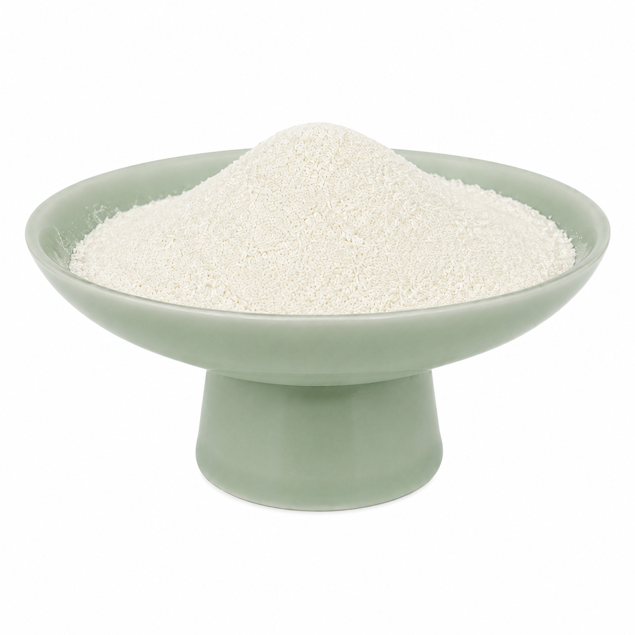 Powdered low-iron aluminum sulfate